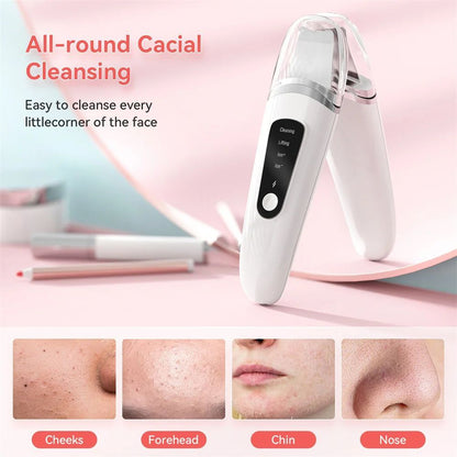 Ultrasonic Facial Skin Scraper Pore Cleaner Exfoliator and Blackhead Remover