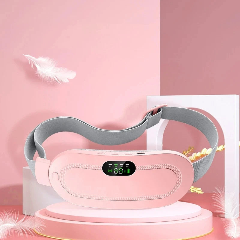 Rechargeable Heated Waist Massager Belt for Girls During Menstrual Period