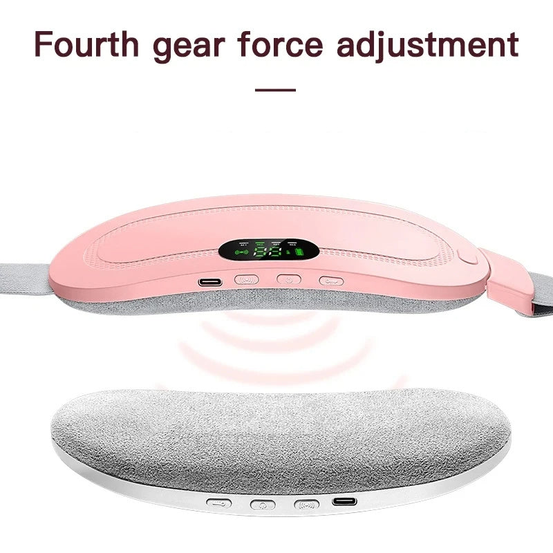 Rechargeable Heated Waist Massager Belt for Girls During Menstrual Period