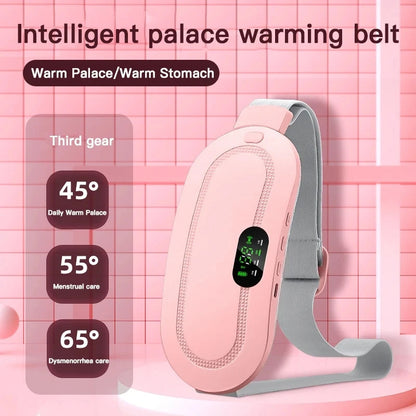 Rechargeable Heated Waist Massager Belt for Girls During Menstrual Period